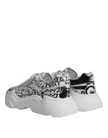 Кросівки Dolce &amp; Gabbana White Black Graffiti Daymaster