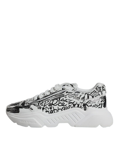 Кросівки Dolce &amp; Gabbana White Black Graffiti Daymaster