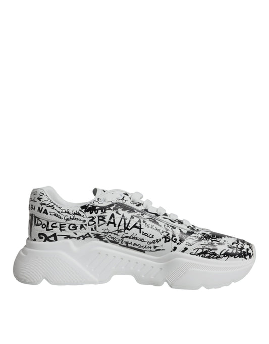 Кросівки Dolce &amp; Gabbana White Black Graffiti Daymaster