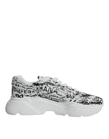 Кросівки Dolce &amp; Gabbana White Black Graffiti Daymaster