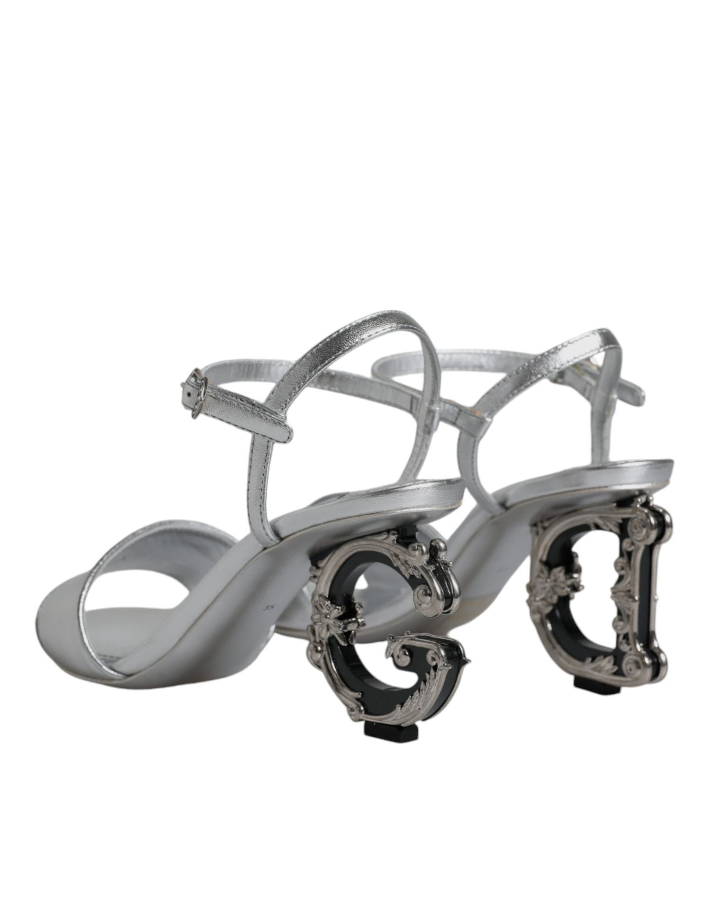 Босоніжки на підборах Dolce &amp; Gabbana Silver KEIRA