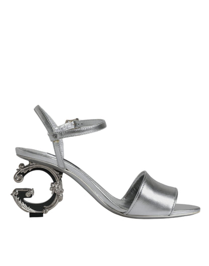 Босоніжки на підборах Dolce &amp; Gabbana Silver KEIRA