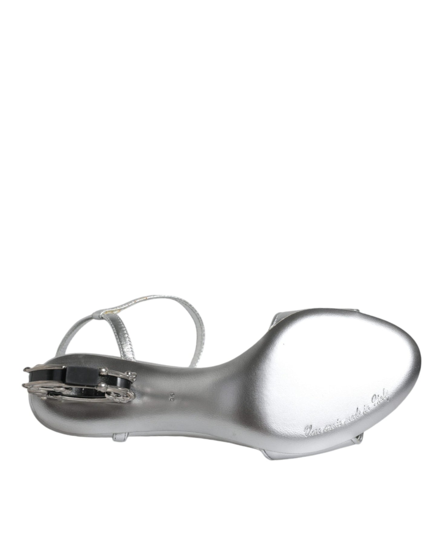 Босоніжки на підборах Dolce &amp; Gabbana Silver KEIRA