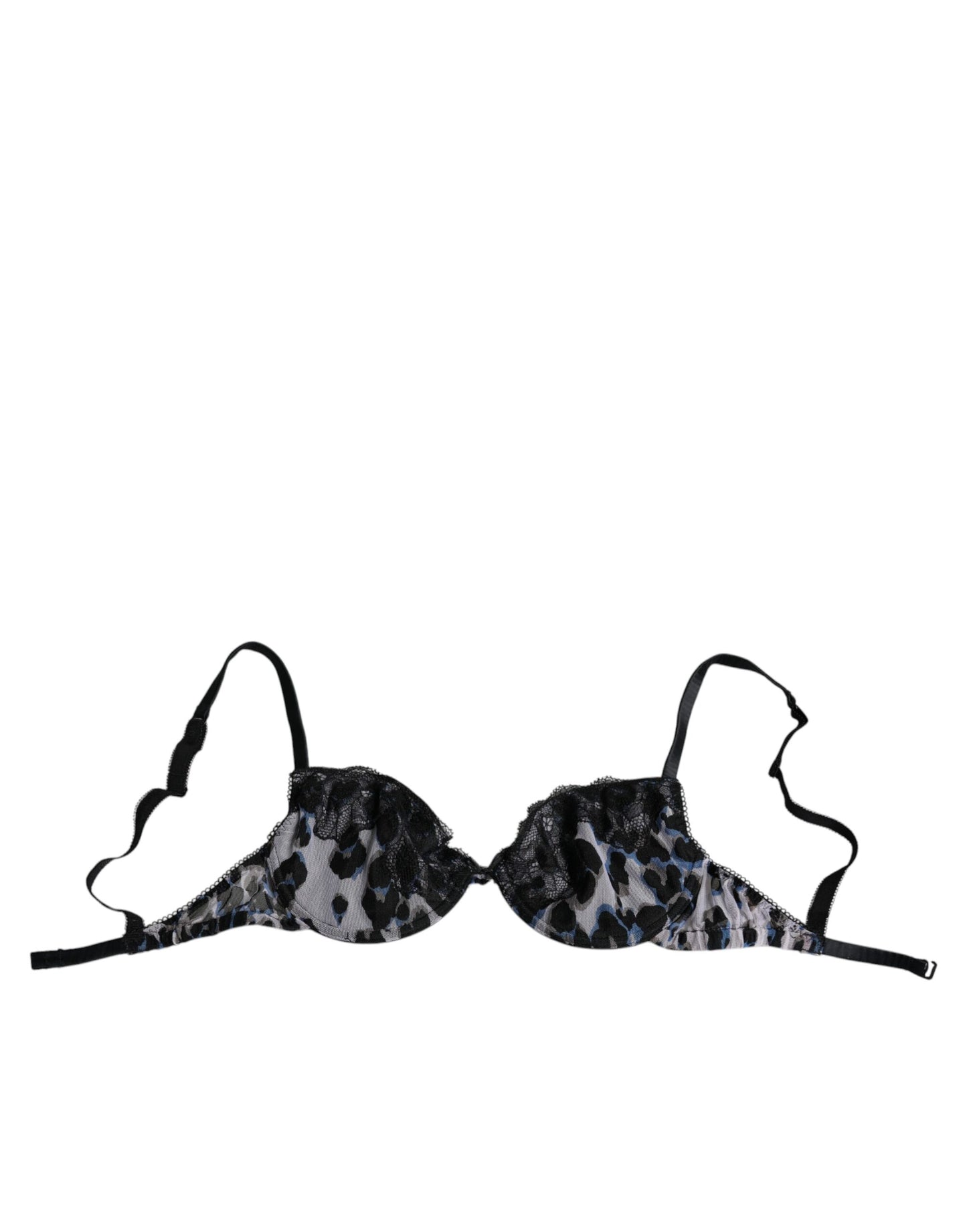 Білий бюстгальтер Roberto Cavalli з леопардовим пуш-апом Reggiseno