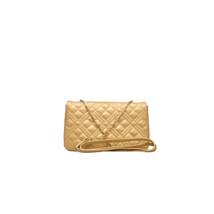Поліетиленова жіноча сумка через плече Love Moschino Gold