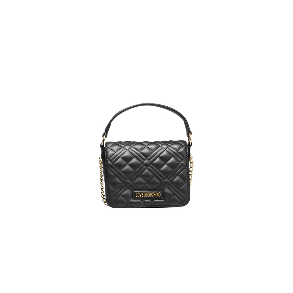 Чорна поліетиленова жіноча сумочка Love Moschino