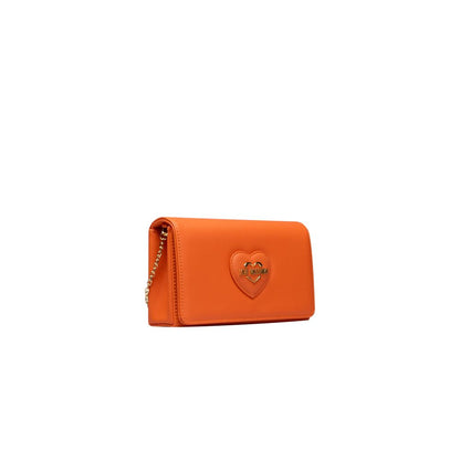 Жіноча поліетиленова сумка через плече Love Moschino Orange
