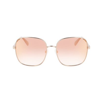 Longchamp Gold Metal Sunglasses