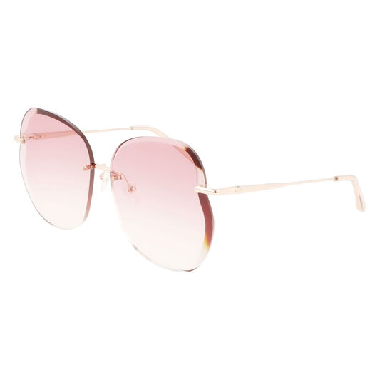 Металеві сонцезахисні окуляри Longchamp Rose Gold