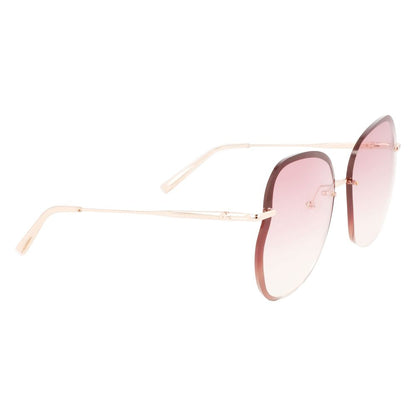 Металеві сонцезахисні окуляри Longchamp Rose Gold
