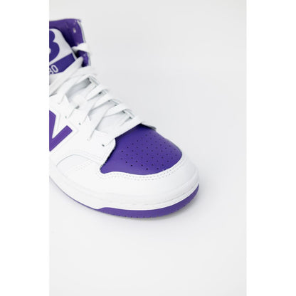 Фіолетові шкіряні кросівки New Balance