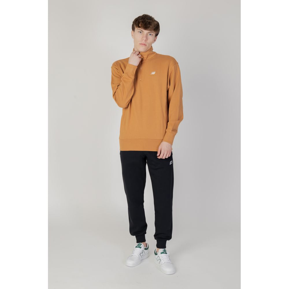 Коричневий бавовняний светр New Balance