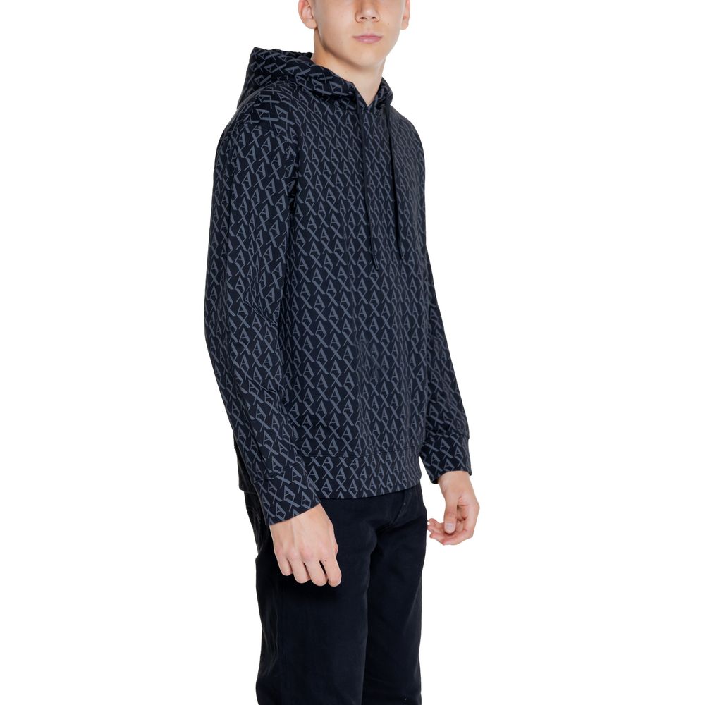 Чорний бавовняний светр Armani Exchange
