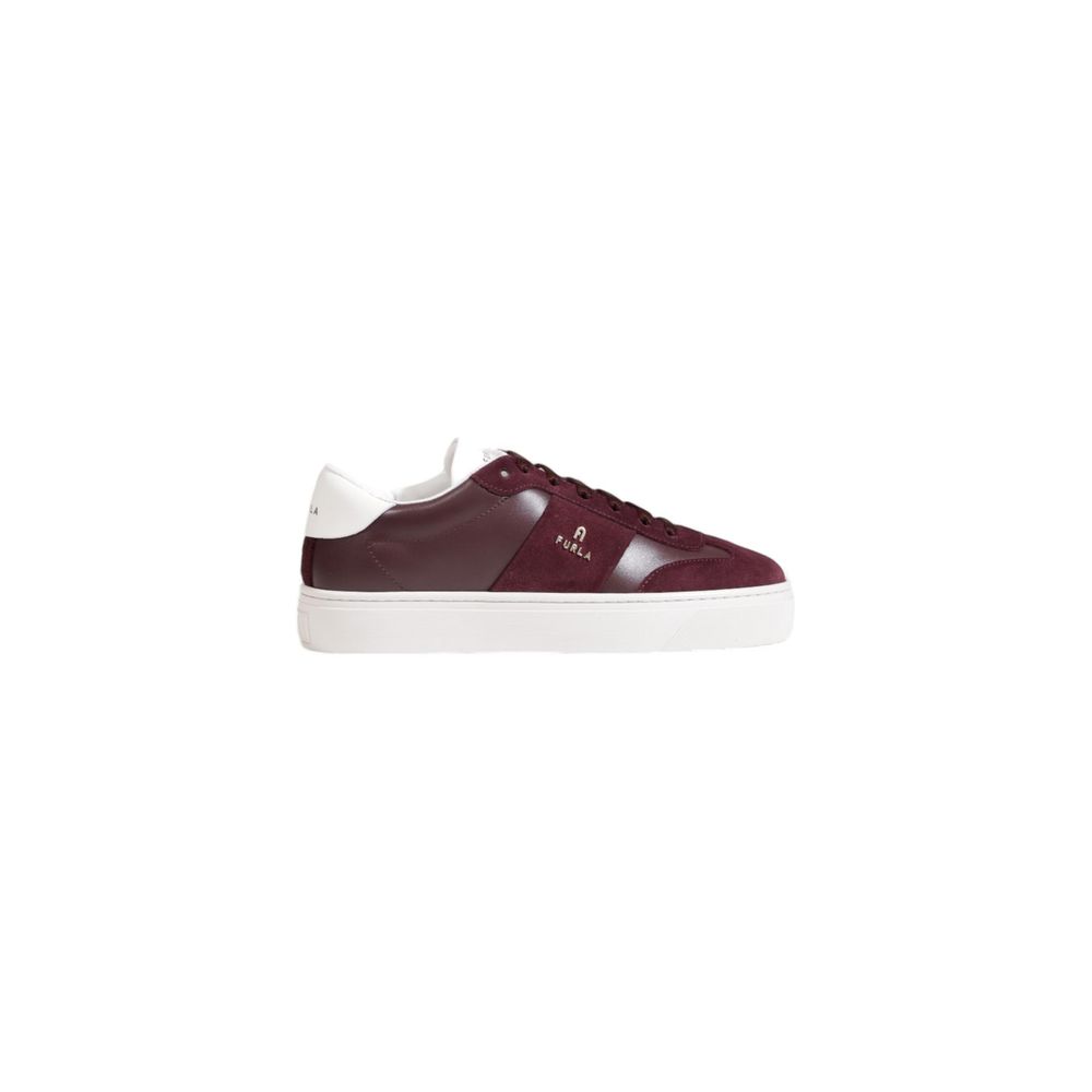 Шкіряні кросівки Furla Bordeaux