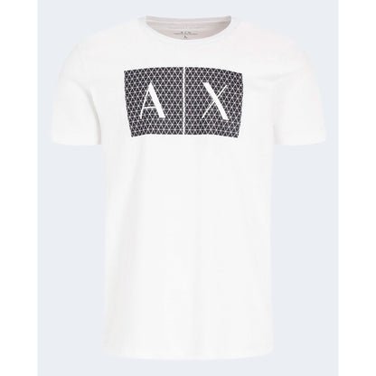 Біла бавовняна футболка Armani Exchange