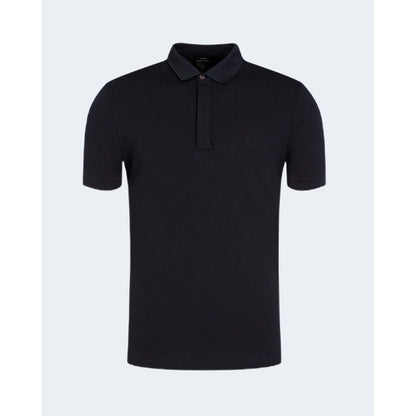 Синя бавовняна сорочка-поло Armani Exchange