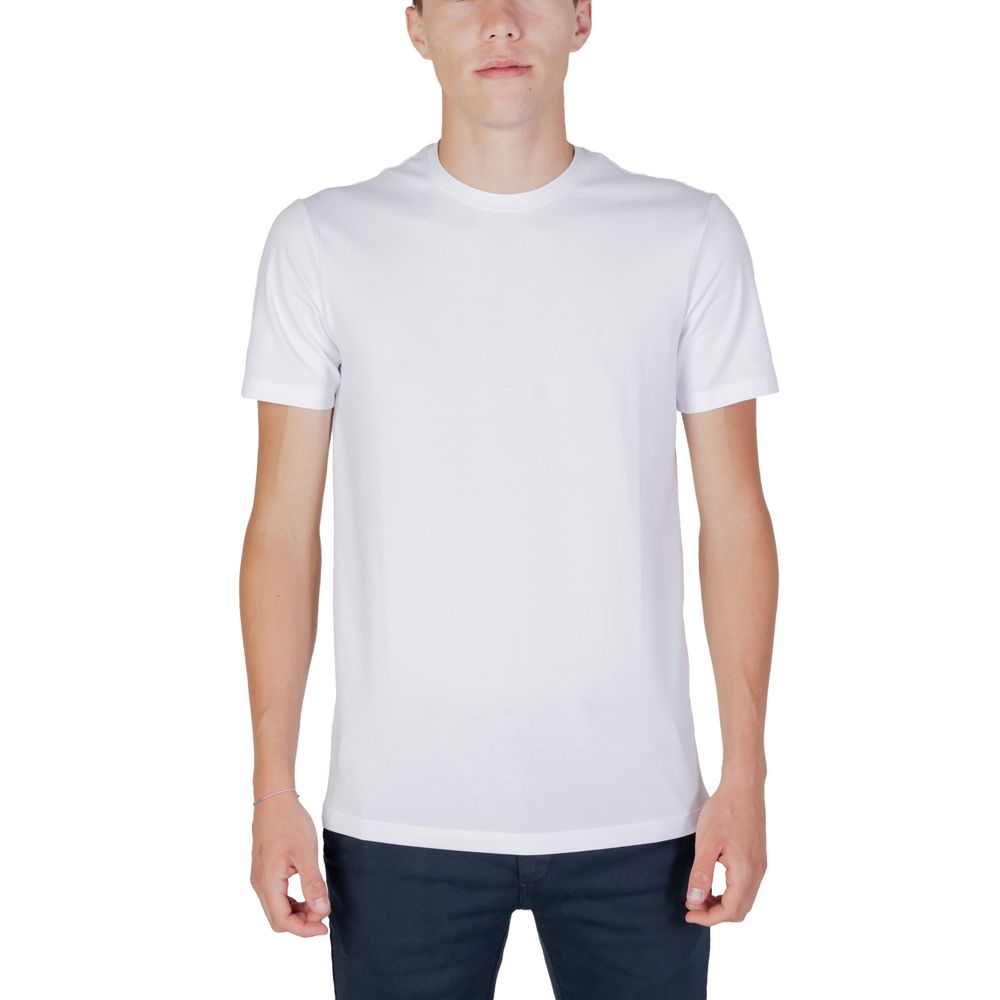 Біла бавовняна футболка Armani Exchange