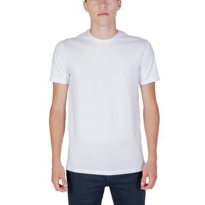 Біла бавовняна футболка Armani Exchange