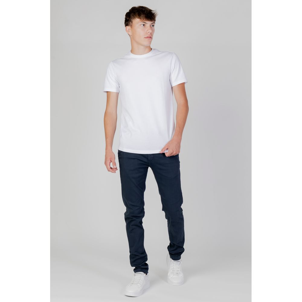 Біла бавовняна футболка Armani Exchange