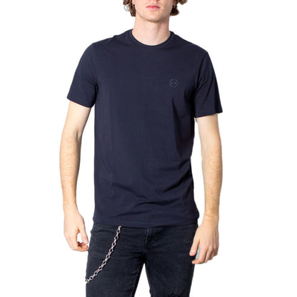 Синя бавовняна футболка Armani Exchange