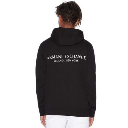 Чорний бавовняний светр Armani Exchange
