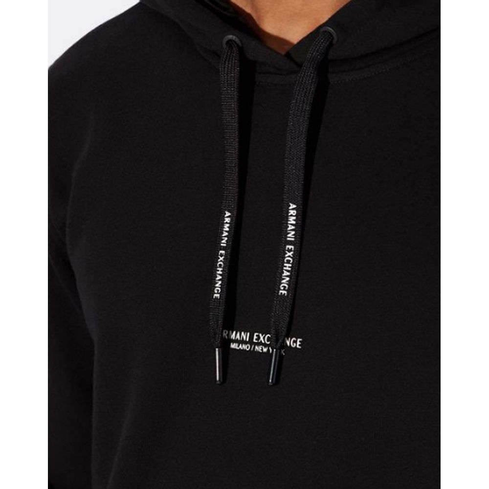 Чорний бавовняний светр Armani Exchange