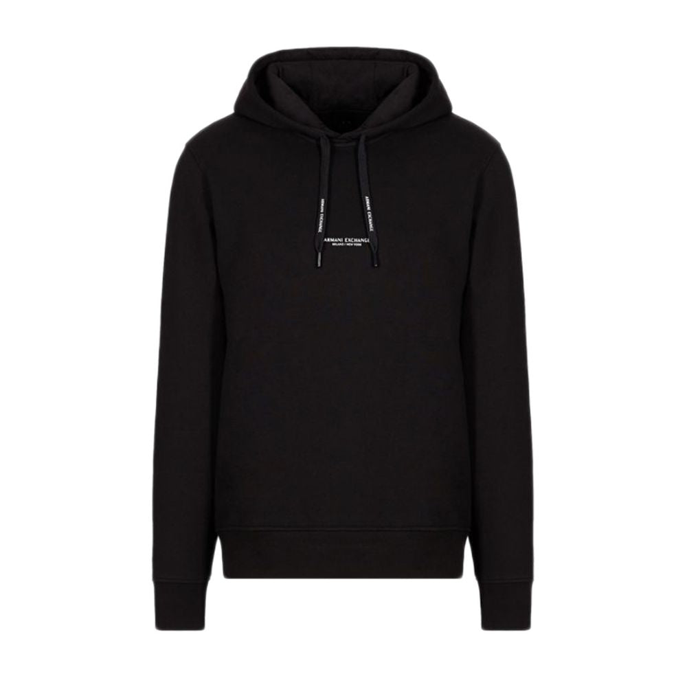 Чорний бавовняний светр Armani Exchange