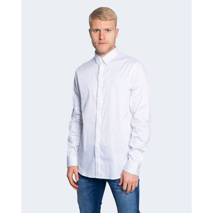 Біла бавовняна сорочка Armani Exchange