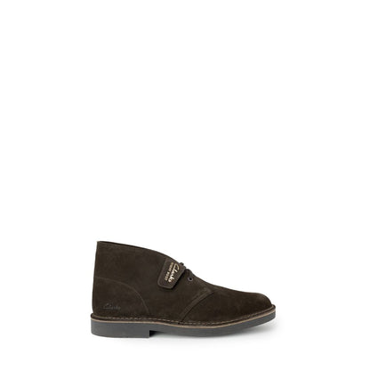 Коричневі шкіряні черевики Clarks