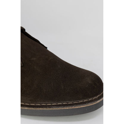 Коричневі шкіряні черевики Clarks