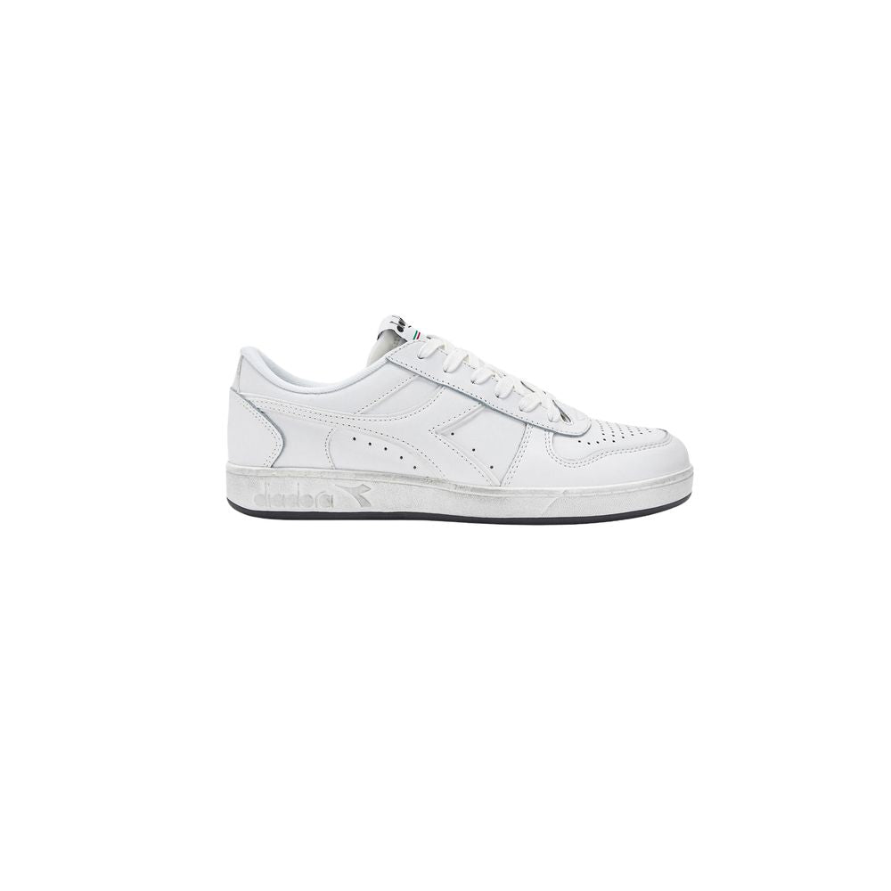 Білі шкіряні кросівки Diadora