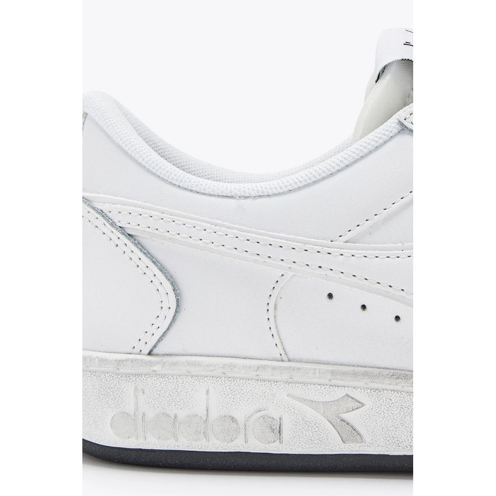 Білі шкіряні кросівки Diadora