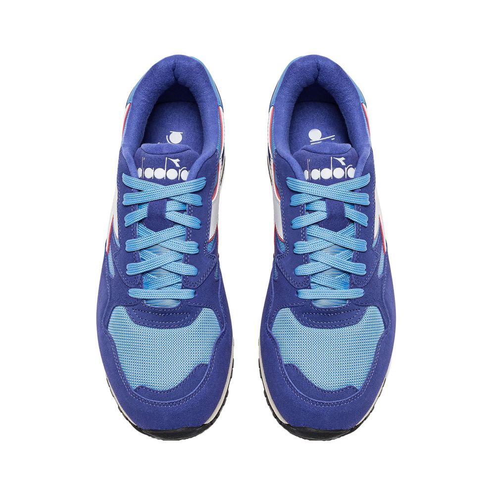 Сині шкіряні кросівки Diadora