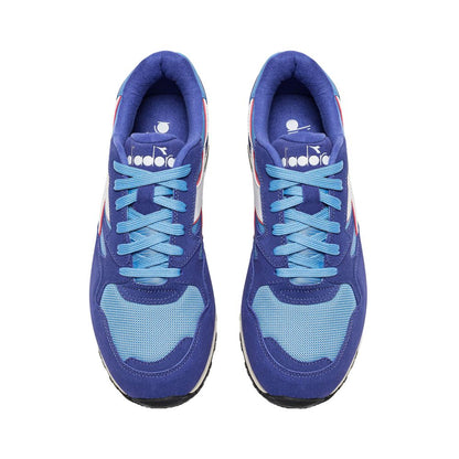 Сині шкіряні кросівки Diadora