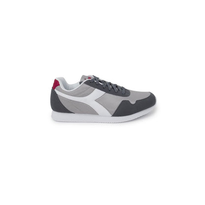 Сірі поліестерові кросівки Diadora