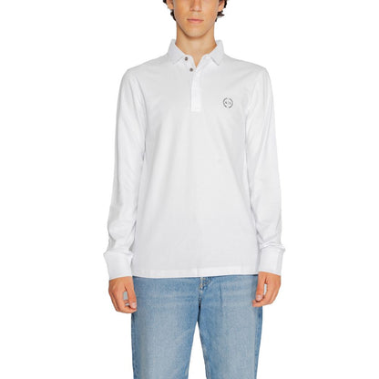 Біла бавовняна футболка Armani Exchange