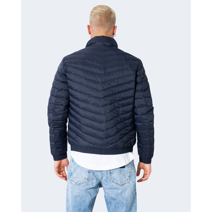 Синя поліестерова куртка Armani Exchange