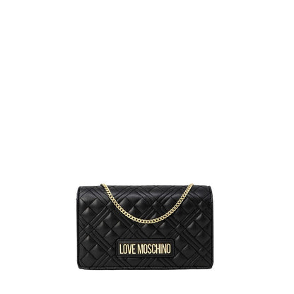 Чорна поліетиленова сумочка Love Moschino