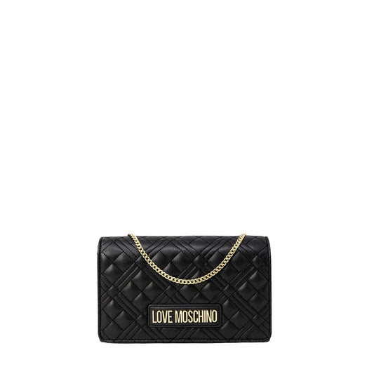 Чорна поліетиленова сумочка Love Moschino