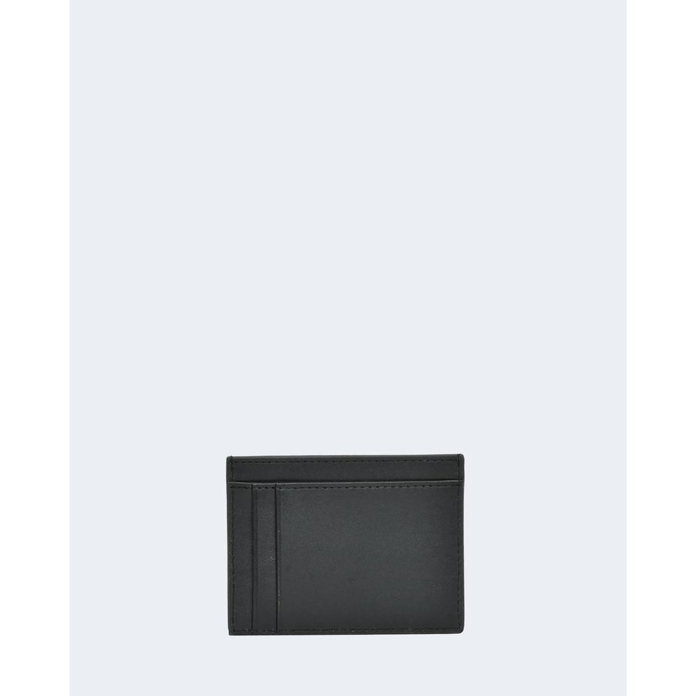 Чорний шкіряний гаманець Armani Exchange
