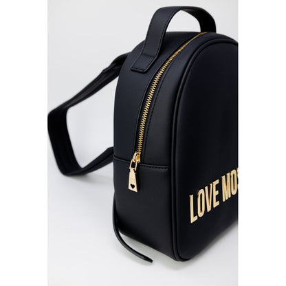 Чорний поліетиленовий рюкзак Love Moschino