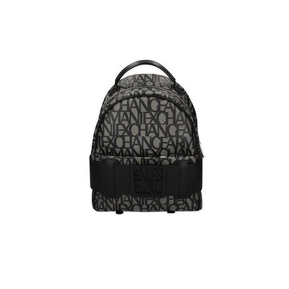Чорний бавовняний рюкзак Armani Exchange