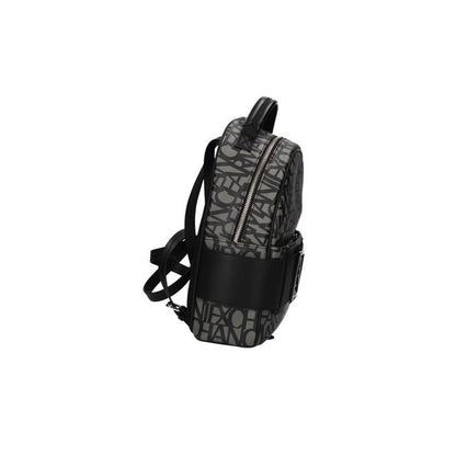 Чорний бавовняний рюкзак Armani Exchange