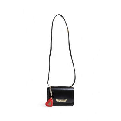 Чорна поліетиленова сумочка Love Moschino