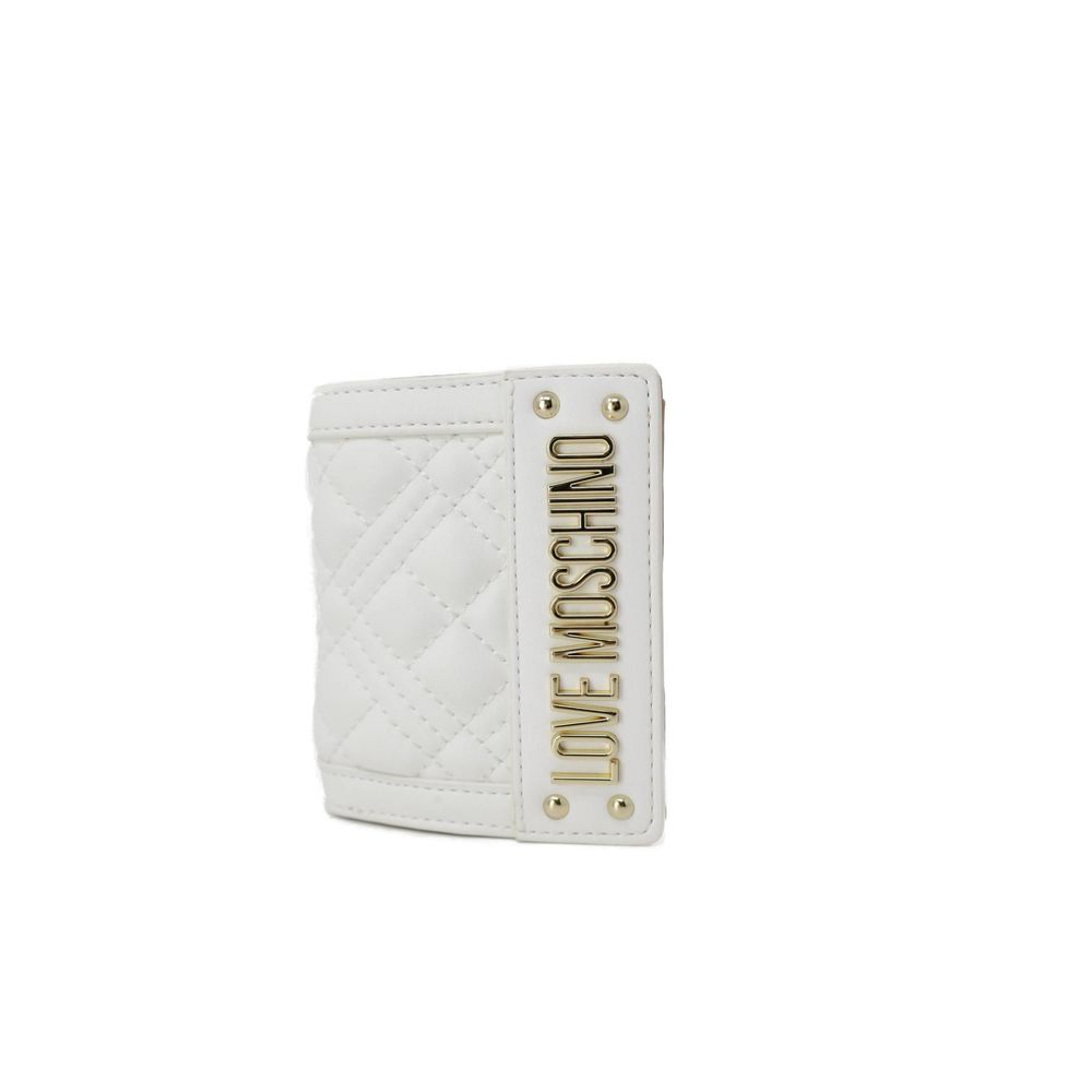 Білий поліетиленовий гаманець Love Moschino