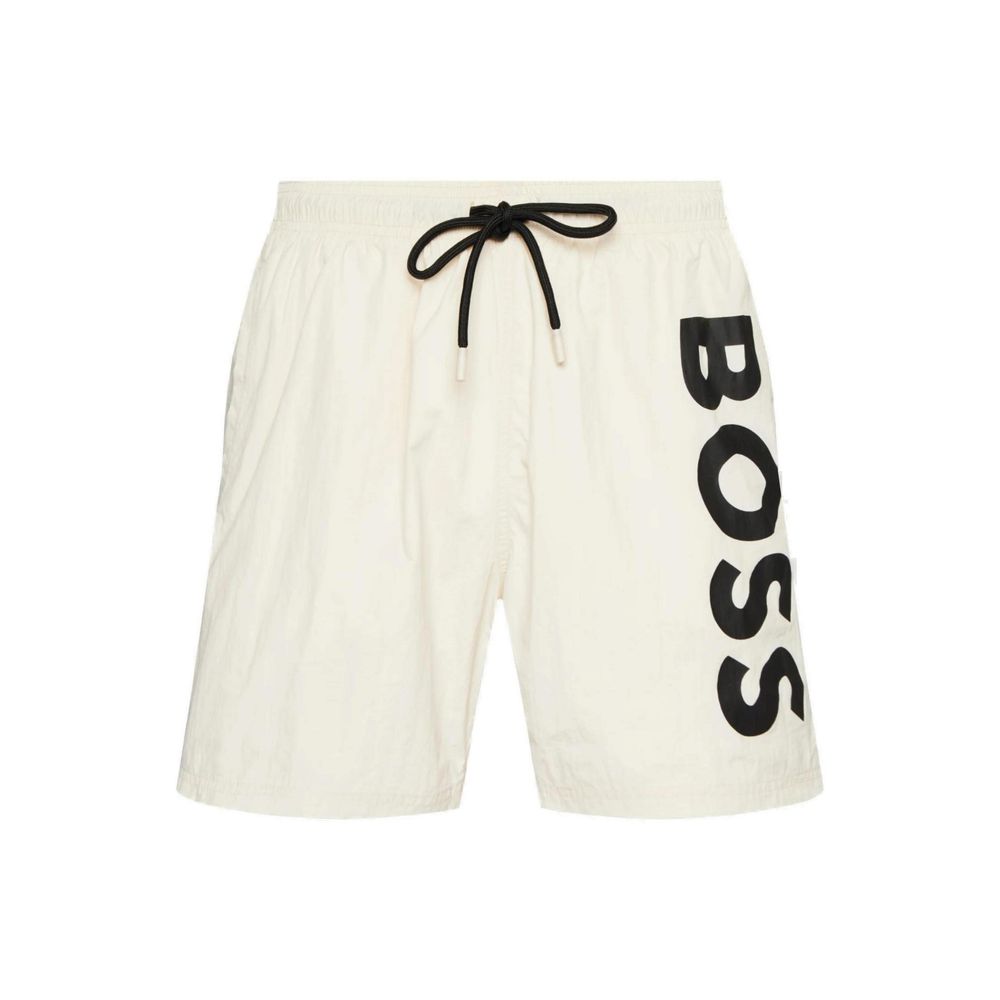 Бежеві купальники Hugo Boss з поліестеру