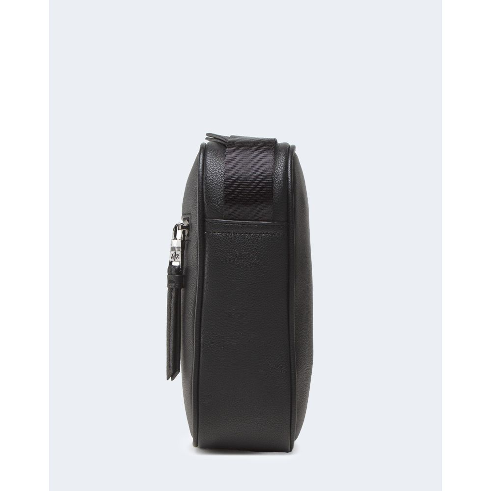 Чорна поліетиленова сумка Armani Exchange