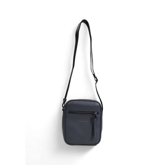 Синя поліетиленова сумка Armani Exchange