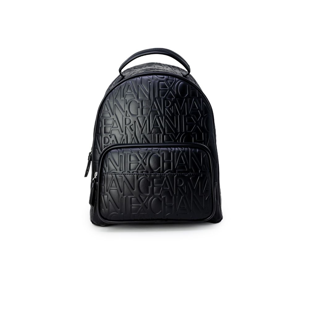 Чорний поліестеровий рюкзак Armani Exchange