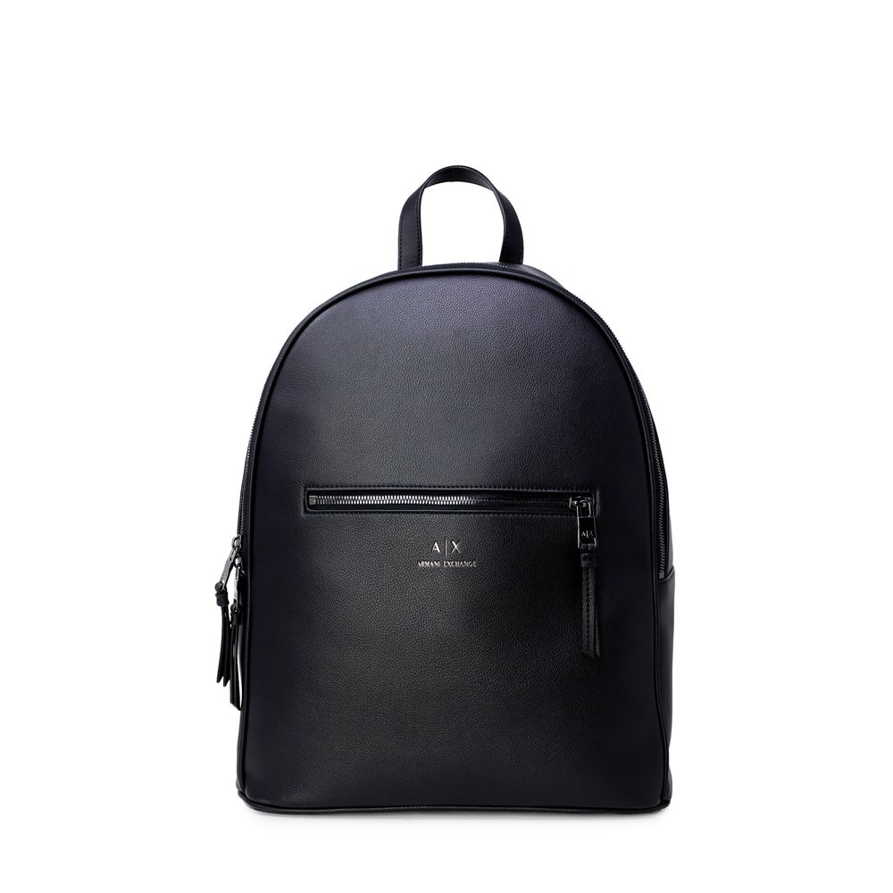Чорний поліестеровий рюкзак Armani Exchange